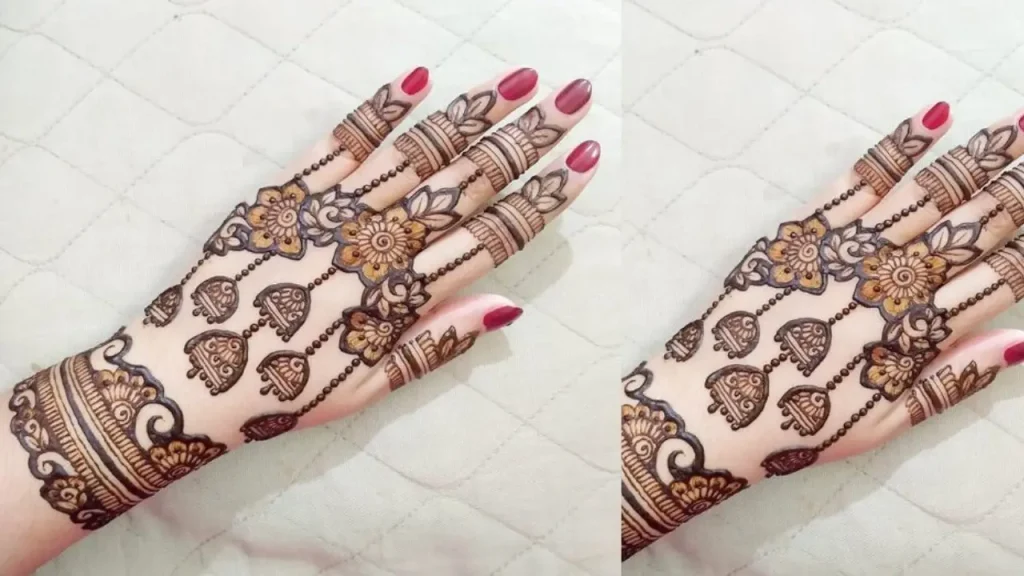 Mehndi layout Jhoomar for Eid