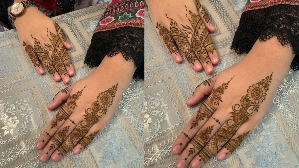 Minimalist Mehndi Design