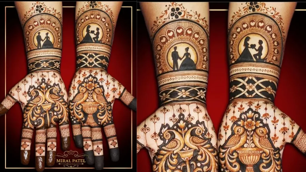 Raja Rani Arms Mehndi Design