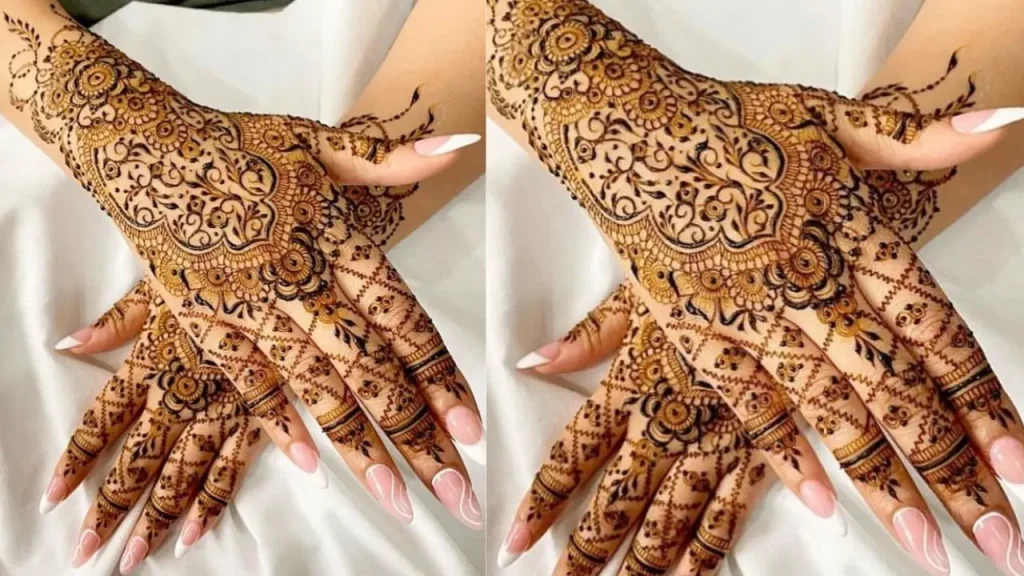 Rajasthani Traditional Mehndi Design