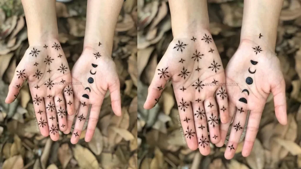 Simple Mehndi Designs for Kids on Eid