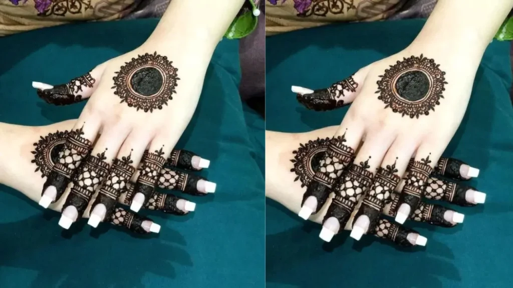 Simple Pakistani Mehndi Designs for Eid Festivities