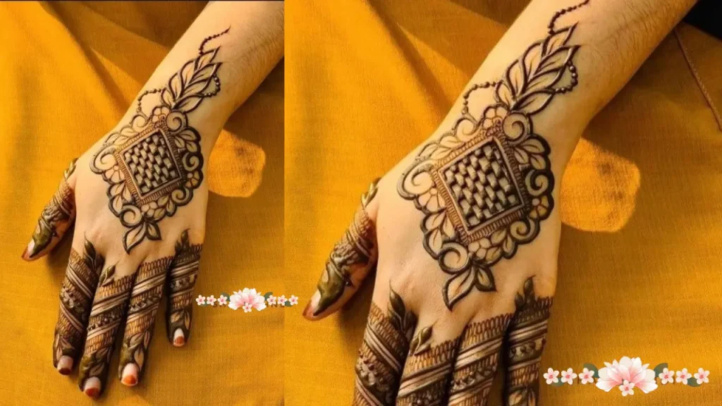 Tropical Paradise Mehndi Design