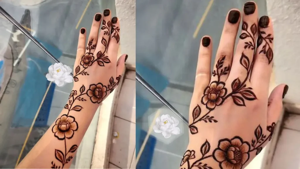 arabic finger mehndi