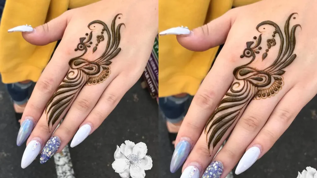 arabic finger mehndi designs