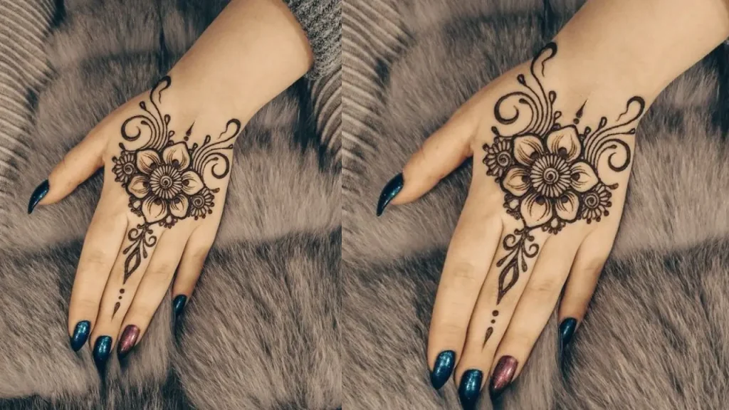 delicate mehendi designs