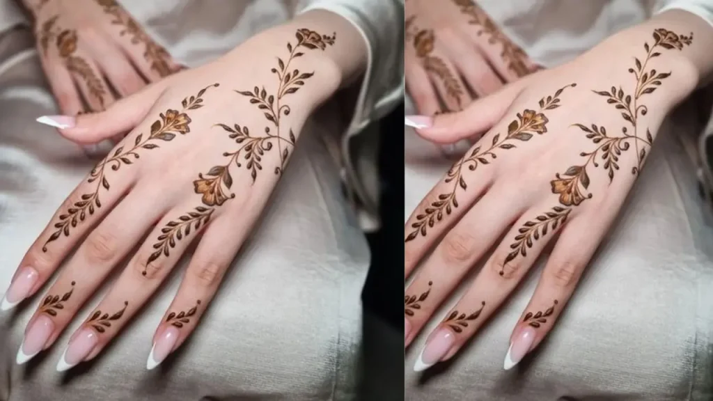 delicate mehndi