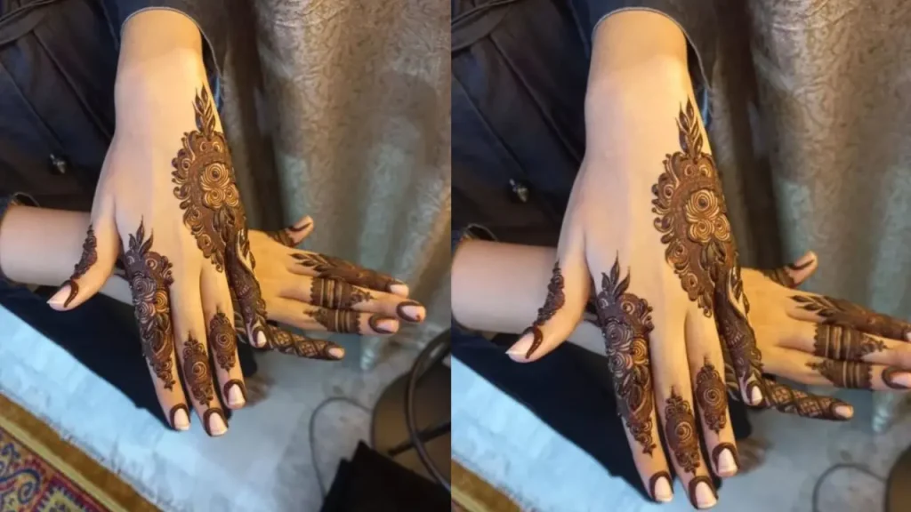 eid mehndi design back hand