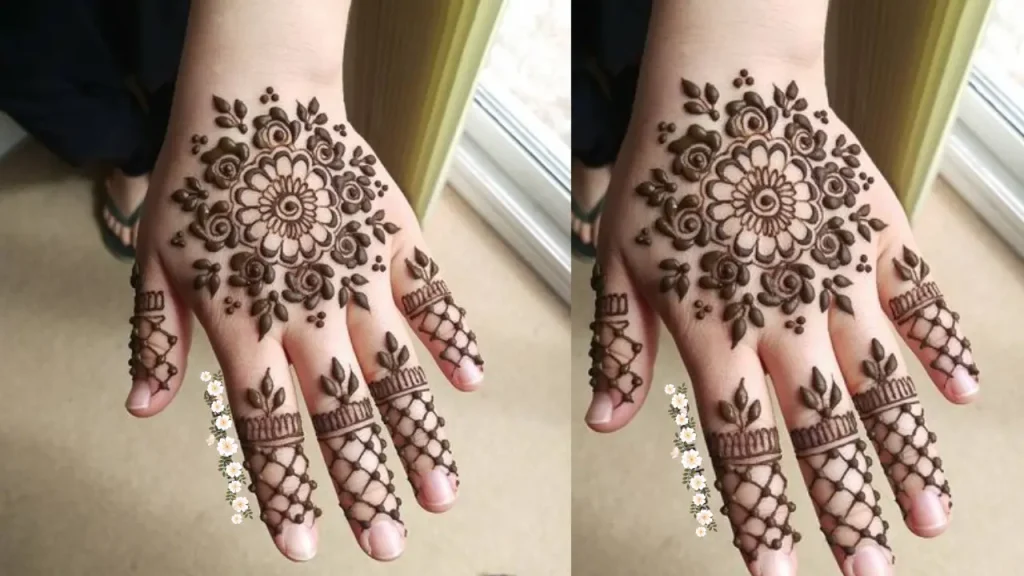 eid mehndi designs for kids