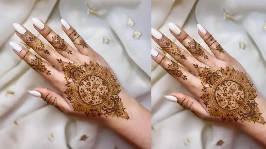 eid modern mehndi design