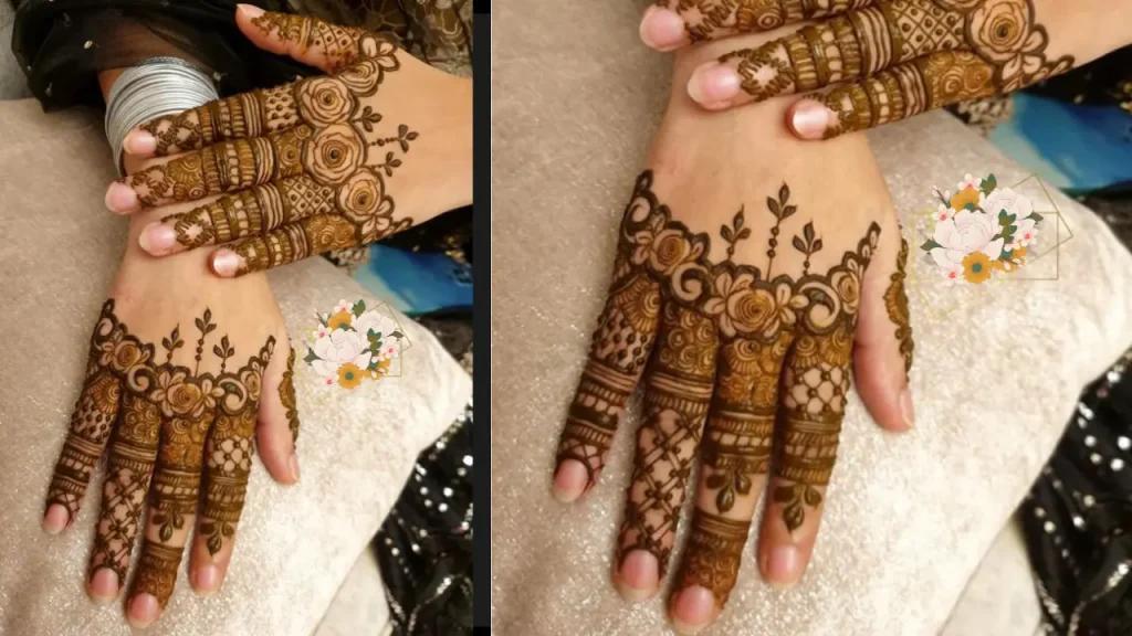 finger mehndi design