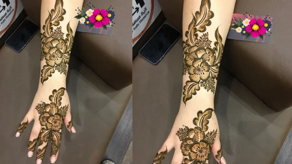 full arm mehndi designs simple