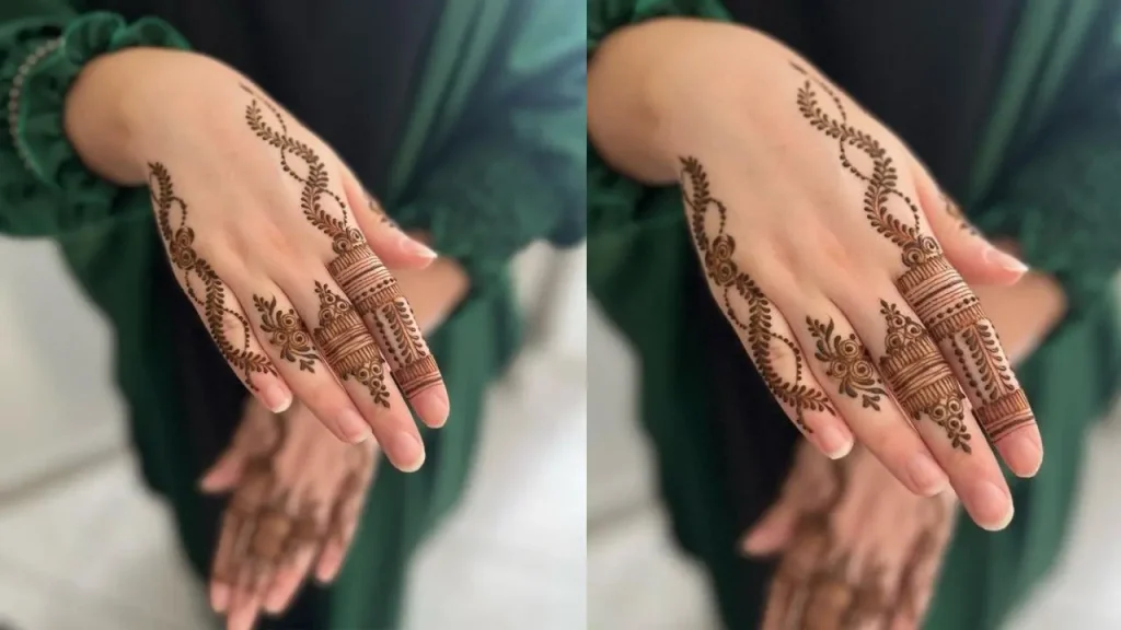 full finger mehndi design