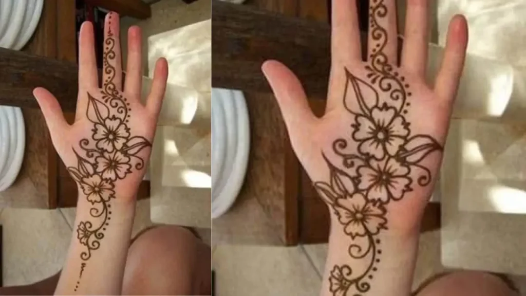 kids Forest Mehndi Design