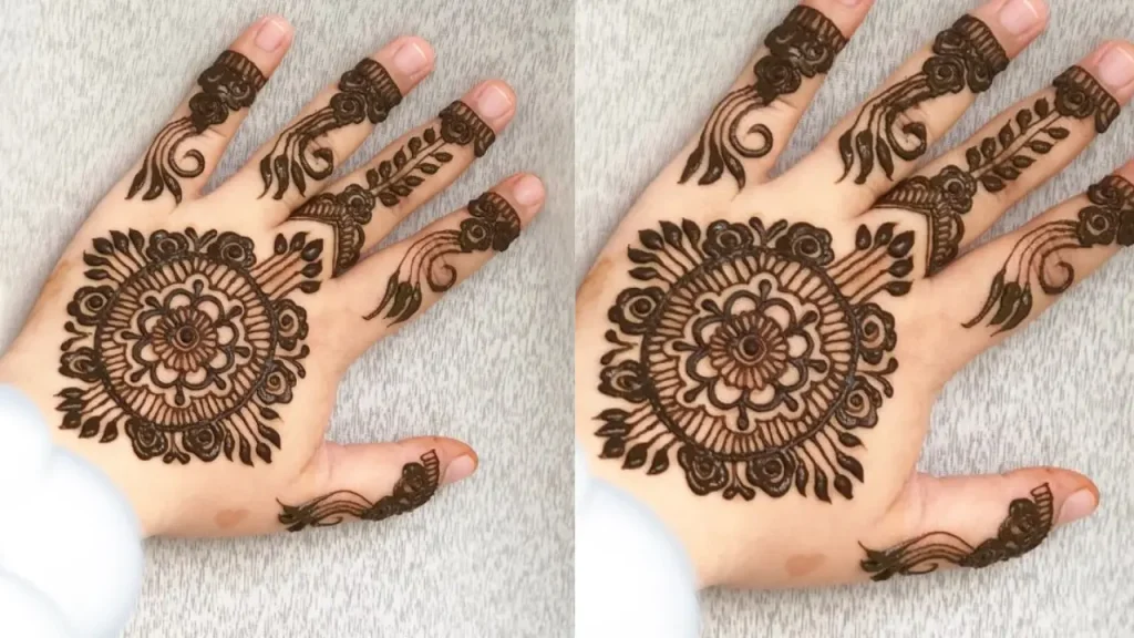 mehndi design for kids