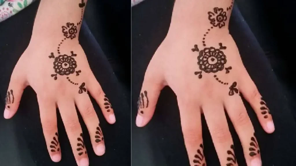 mehndi designs for eid 2024 for kids