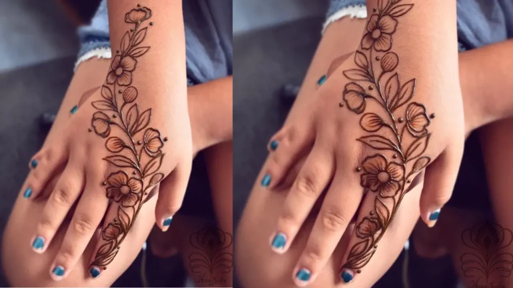 new mehndi designs for eid for kids