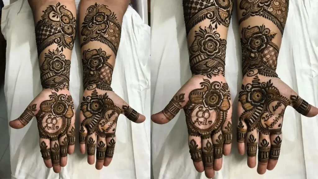 Arabic Fusion Mehndi Design