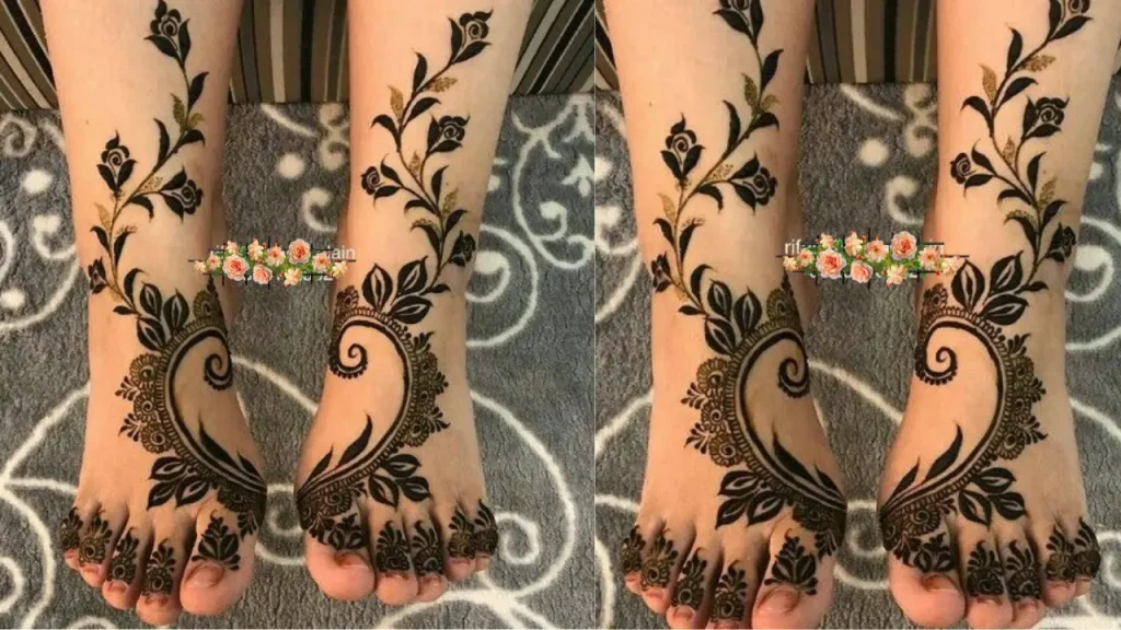 Botanical Mehndi Design