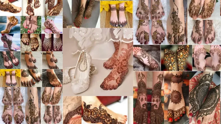 Bridal Mehndi Designs for Feet