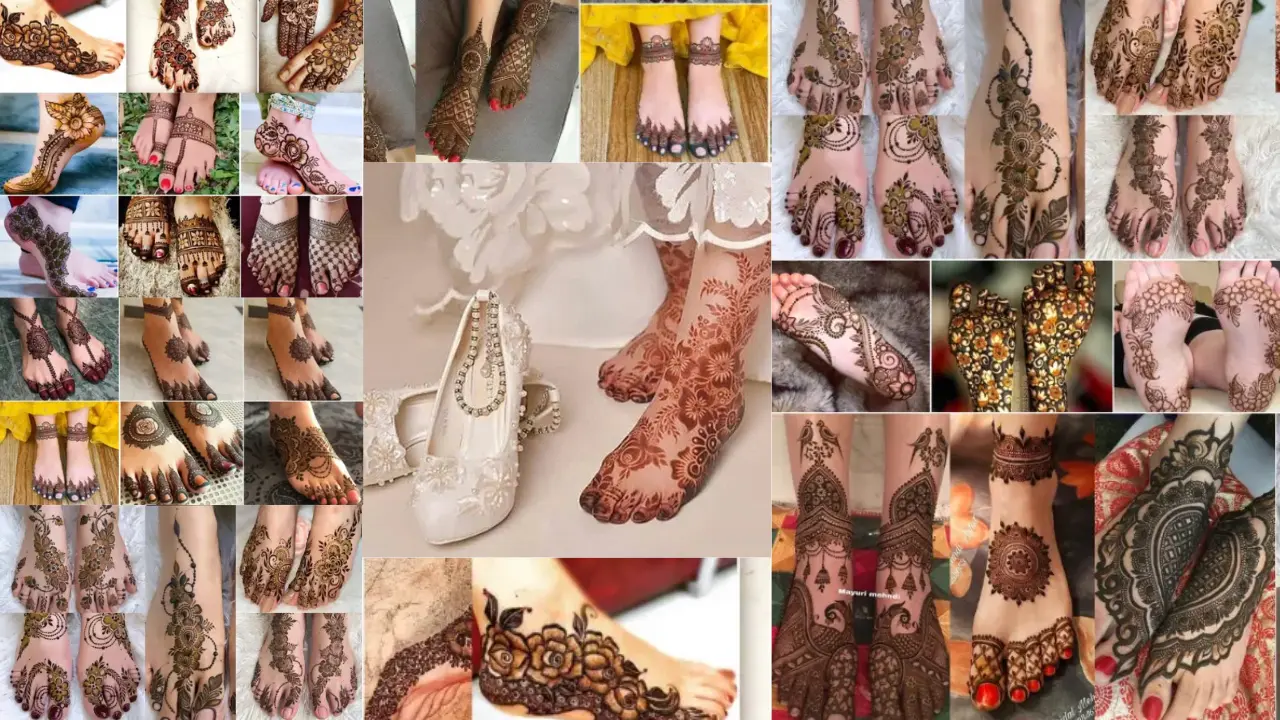 Bridal Mehndi Designs for Feet