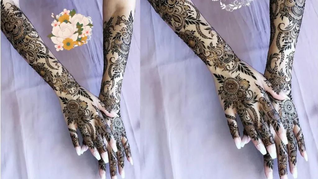 Bridal Portrait Henna design