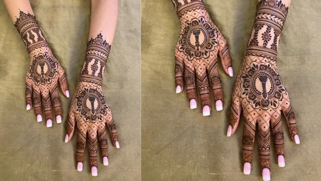 Bridal Portrait Mehndi design