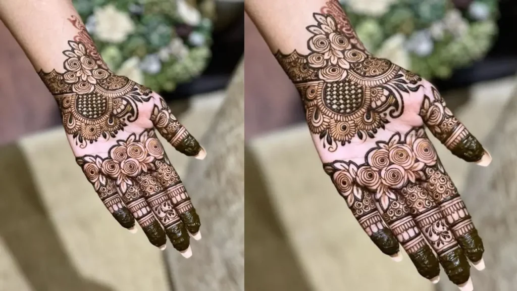 Festive Front Hand Mehndi