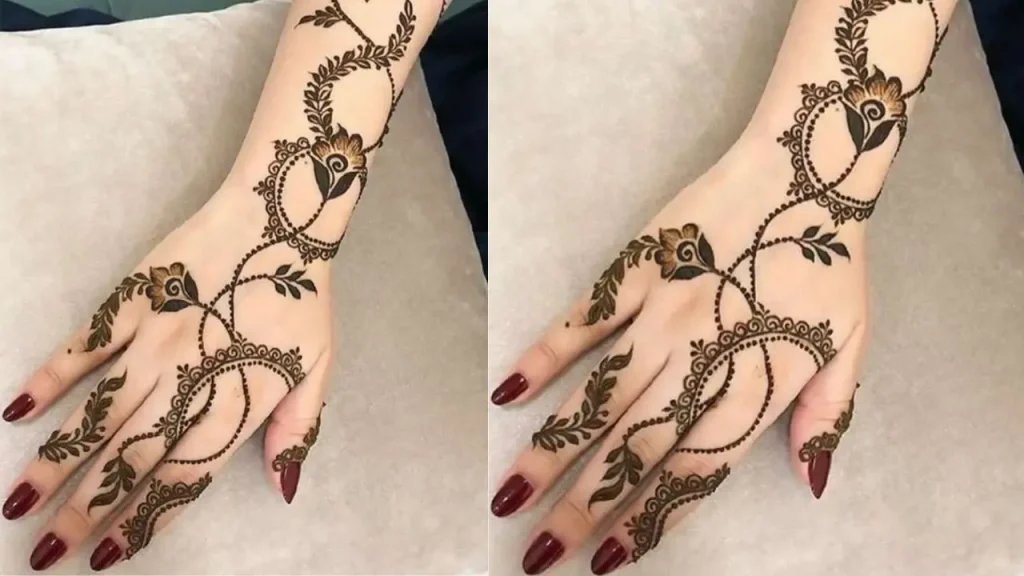 Fresh Full Arm Mehendi