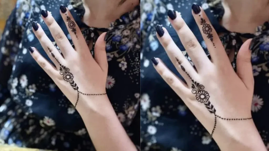 Full Arm Henna rings Mehendi