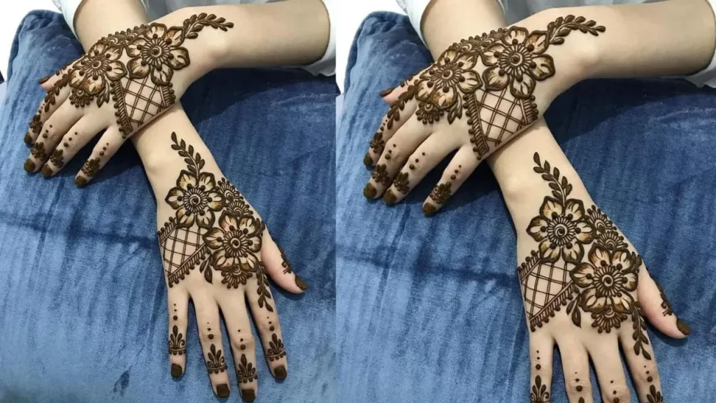 Minimalist Mehndi Design