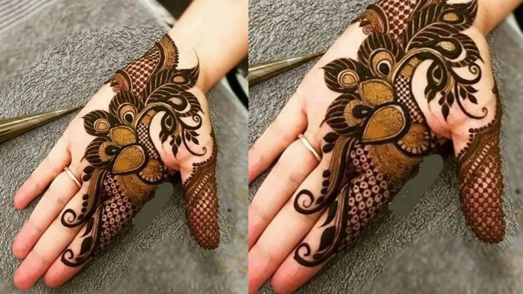 Peacock Paradise Full Arm Mehendi