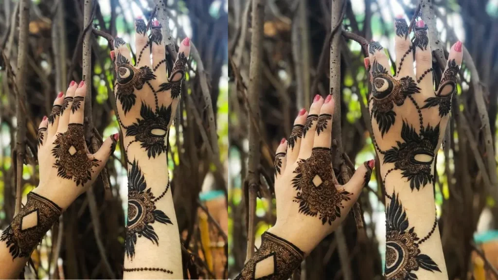 Rajasthani Baraat Mehndi Design