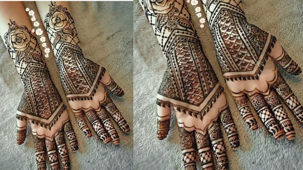 Sarara Mehndi Design