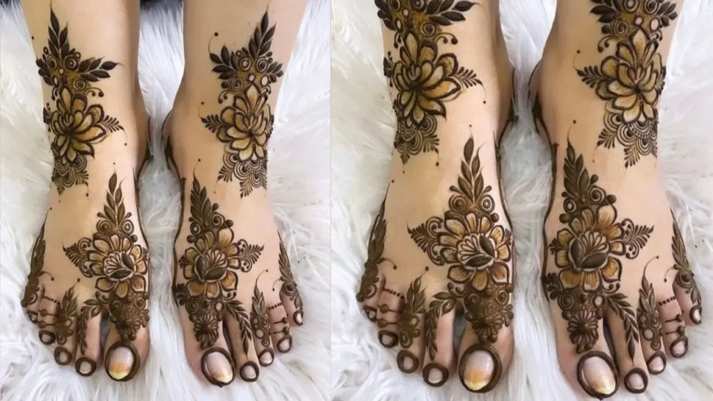 Symmetrical Mehndi Design