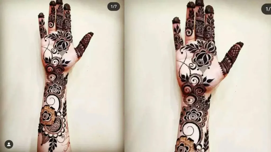 arabic bridal mehndi designs for front hand