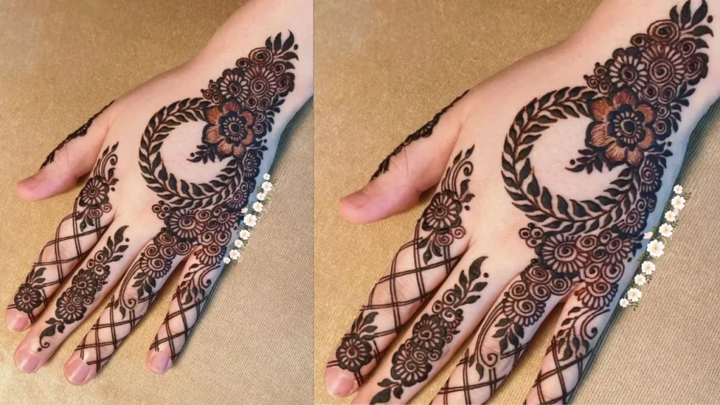 back hand mehndi design bridal