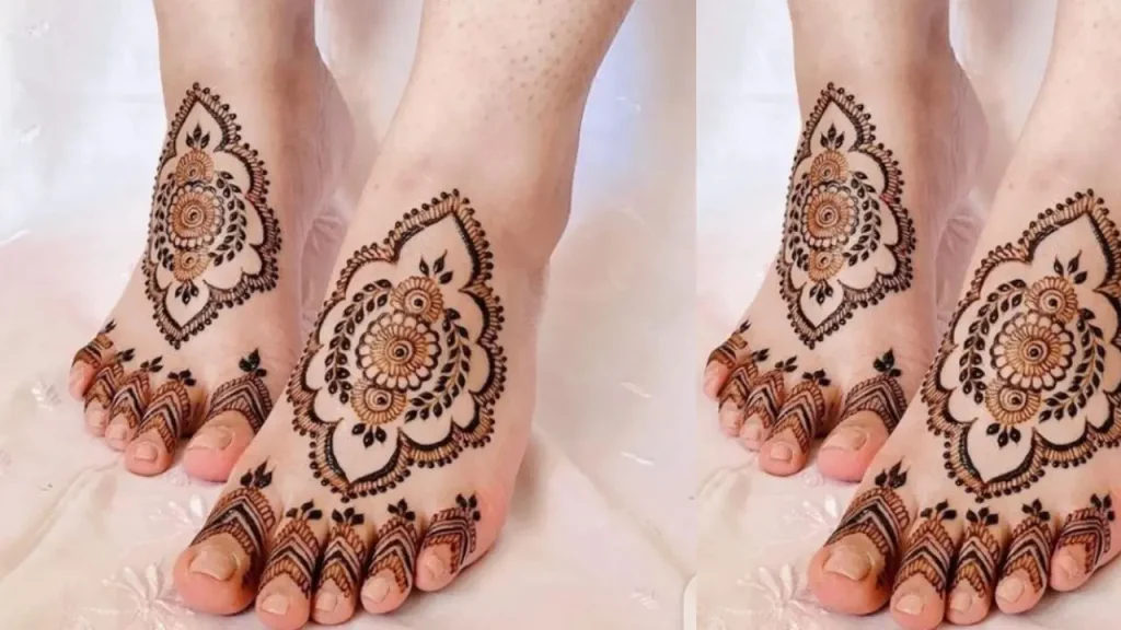 henna designs for foot