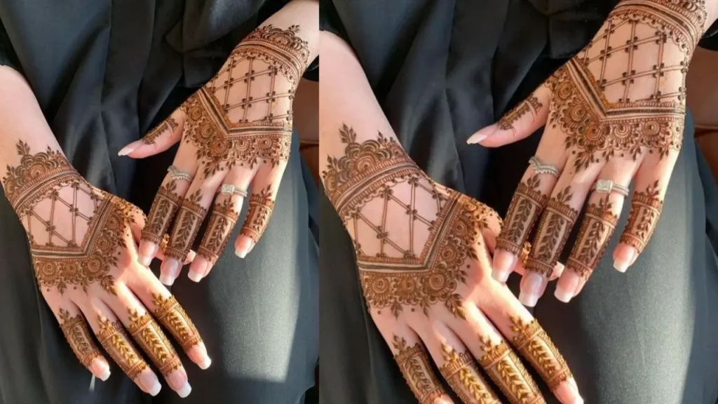 mehndi design bridal full hand back side