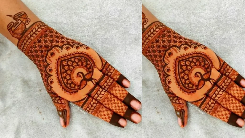 simple bridal mehndi designs back hand